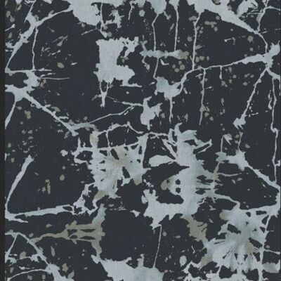 Papel pintado Tie Dye Marble - Negro + Gris - muestra