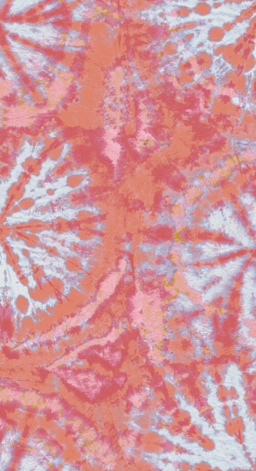 Tie dye circle Wallpaper - Pinks - roll