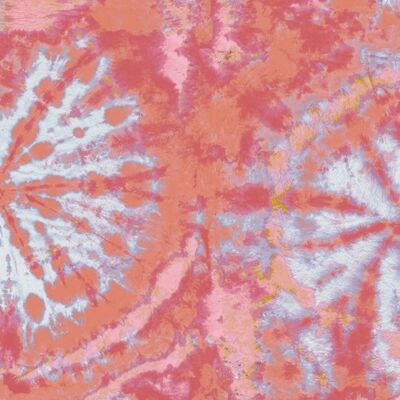 Tie dye circle Wallpaper - Pinks - sample