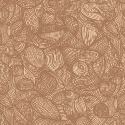 Scribble Wallpaper - Mushroom - roll