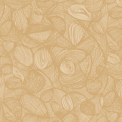 Scribble Wallpaper - Caramel - roll