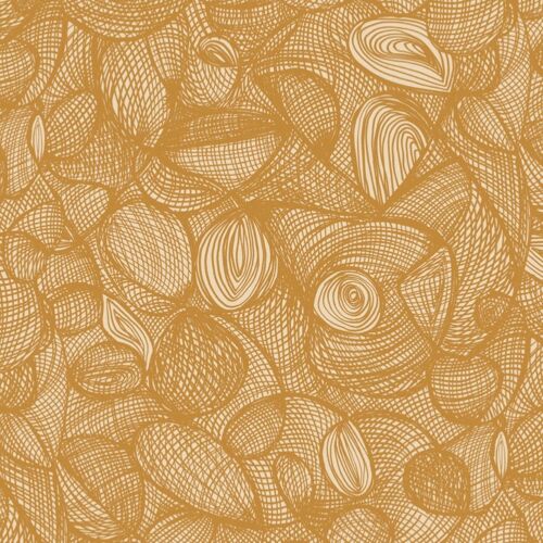 Scribble Wallpaper - Tan - sample