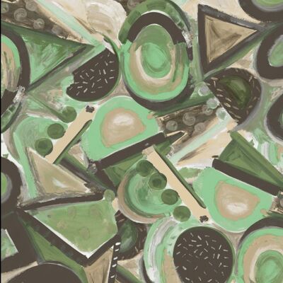 Sonia Wallpaper - Mint - sample
