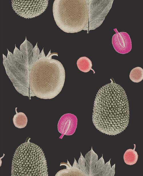 Tropical Fruit Wallpaper - Lychee - Sample