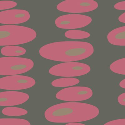 Kieseltapete – Grau, Pink + Taupe – Rolle