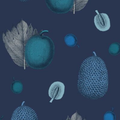 Tropical Fruit Wallpaper - Blueberry - roll