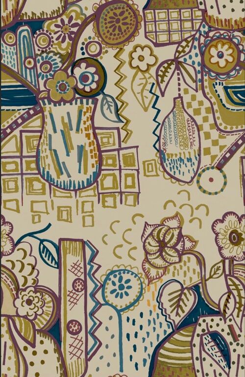 Still Life Wallpaper - Allium - roll