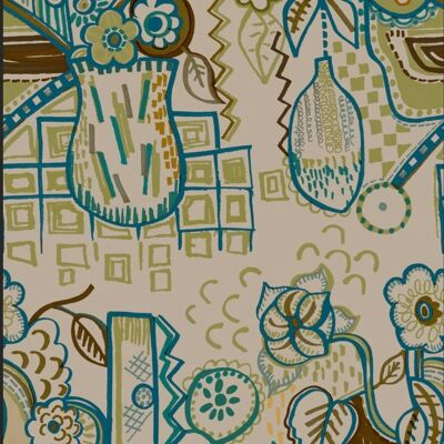 Still Life Wallpaper - Hydrangea - roll