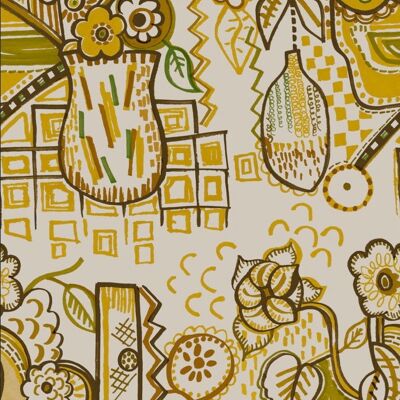 Still life Wallpaper - Mustard Seed - Mustard seed - roll