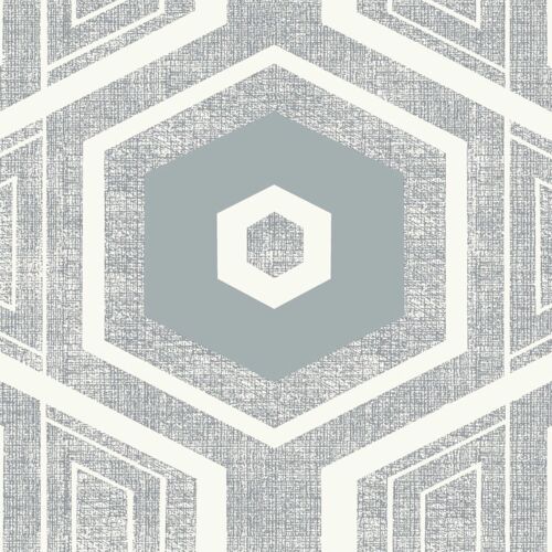 Retro Textured Polygon. Grey - Roll
