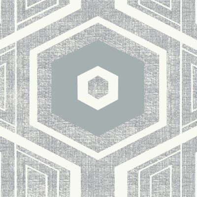 Retro Textured Polygon. Grey - Sample