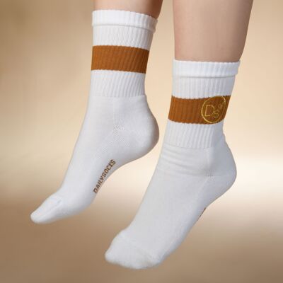 KATE - Royale tennis sock - amber