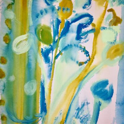 Sprig Watercolour Painting - Unframed