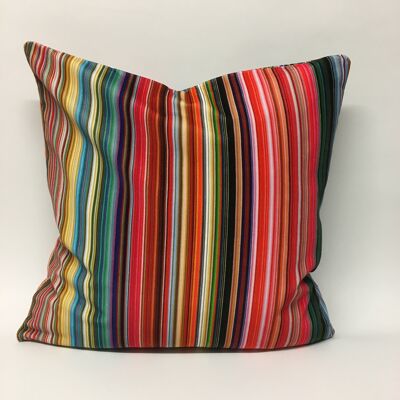 Candy Stripe Velvet Cushion - cover only