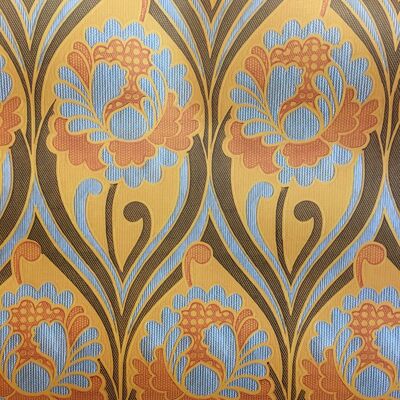 Vintage Deco Floral Wallpaper - Roll