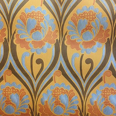 Vintage Deco Floral Wallpaper - sample