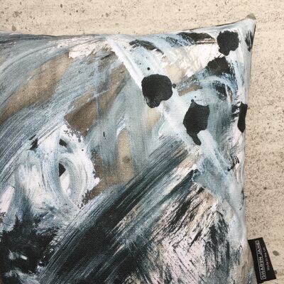 Monochrome abstract Cushions - 45cm - Brushmarks