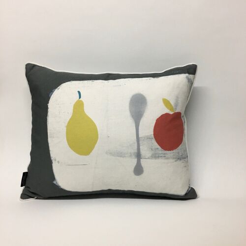 Naive Fruit - Pear + Spoon Cushion