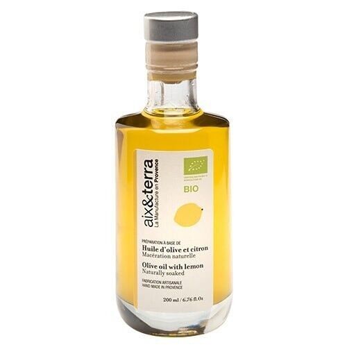 Olio di oliva al limone (macerazione naturale) BIOLOGICO 200ml