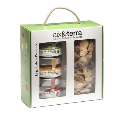 Caja de Aperitivo y Tostadas Bio Taste of Provence