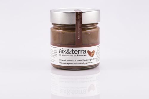 Crème de chocolat & croustillant de Spéculoos 225g