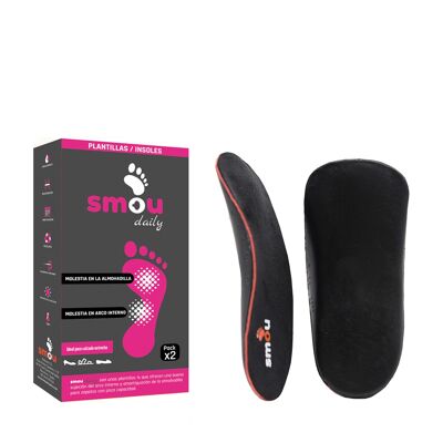 SMOU DAILY SHORT INSOLE W/METAT T
