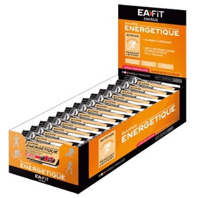 BARRE ENERGETIQUE Fruits Rouges Présentoir x24 barres 30 g