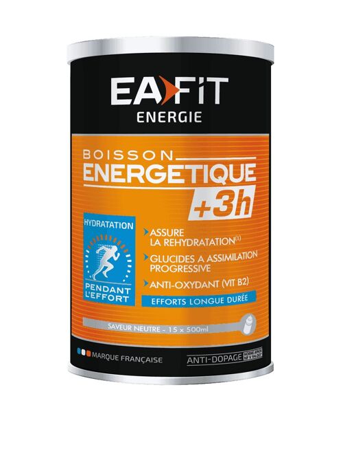 BOISSON ÉNERGÉTIQUE +3H Neutre 500 g