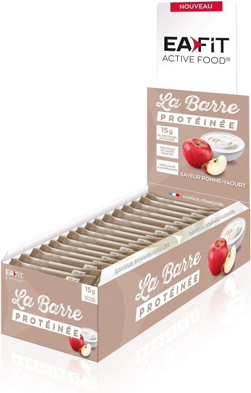 LA BARRE PROTEINEE Pomme/Yaourt Présentoir x24