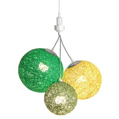 Canopée Luminaire Suspension 3 boules LED E27