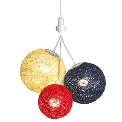 Sunset Luminaire Suspension 3 LED balls E27