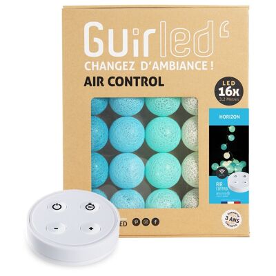 Horizon Remote-controlled USB LED cotton ball light garland - 16 balls