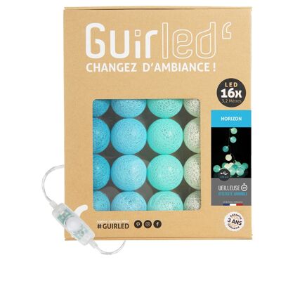 Horizon Classique Light garland with USB LED cotton balls - 16 balls