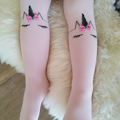 UNICORN - children's tights - pink