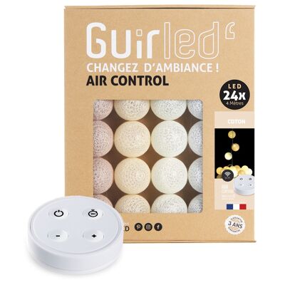 Cotton Remote Control Light garland with USB LED cotton balls - 24 balls