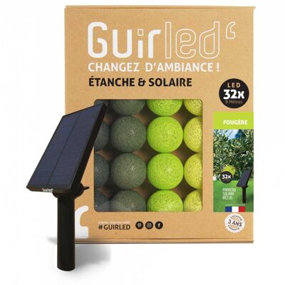 Farn Fairy Lights Outdoor Wasserdichte & Solar-LED-Bälle – 32 Bälle – Schön am Baum