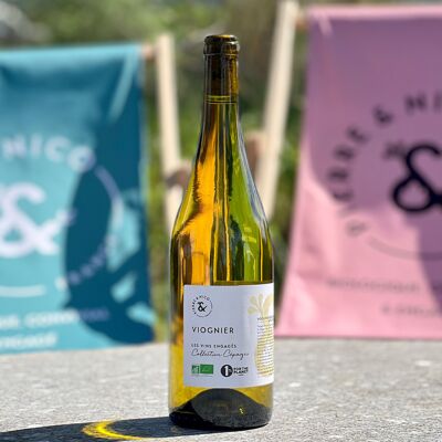 Vino bianco biologico Viognier 2023 - IGP Pays d'Oc - Pierre & Nico - 75 cL