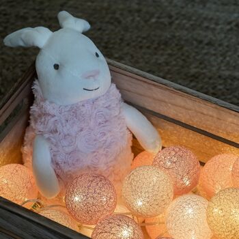 Princesse Classique Guirlande lumineuse boules coton LED USB - 32 boules - best-seller petite fille 3