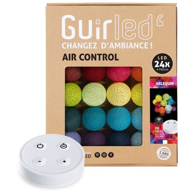 Harlequin Remote-controlled USB LED cotton ball light garland - 24 balls
