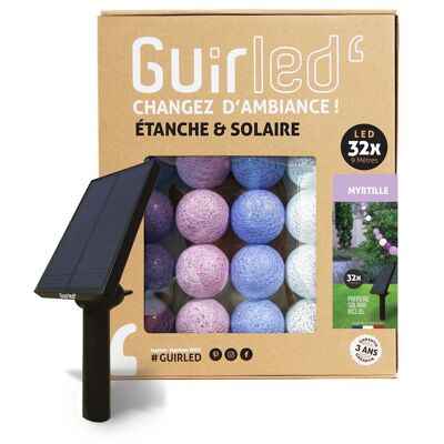 Myrtille Fairy lights outdoor waterproof & solar LED balls - 32 balls