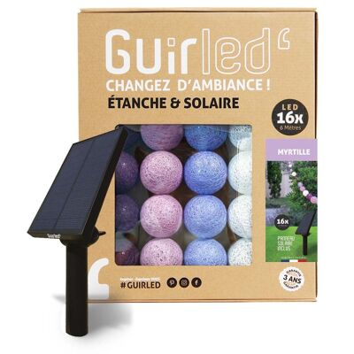 Myrtille Fairy lights outdoor waterproof & solar LED balls - 16 balls