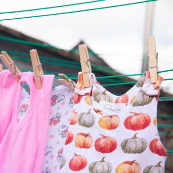 Pinces à linge en bois de bouleau solide 100% bois biodégradable et compostable Pinces à linge parfaites x 100 10