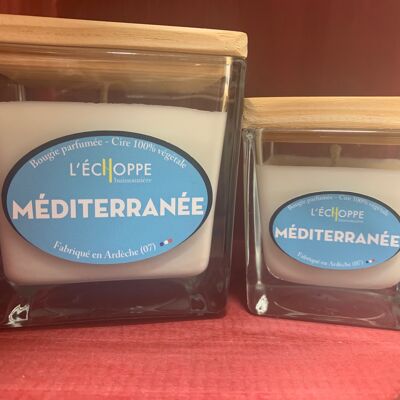 DUFTKERZENWACHS 100% PFLANZLICHE SOJA 6X6 80 G MEDITERRANEE