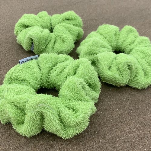 Lila Green Spa Scrunchie