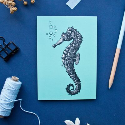Postcard | seahorse 2