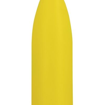 Edelstahl Thermoflasche gelb 500ml