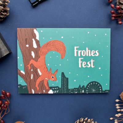 Cartolina di Natale | Città dello scoiattolo