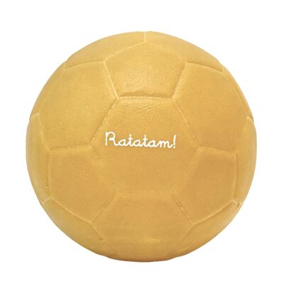 Ballon hand jaune 14 cm