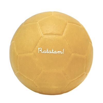 Pelota de mano amarilla 14 cm