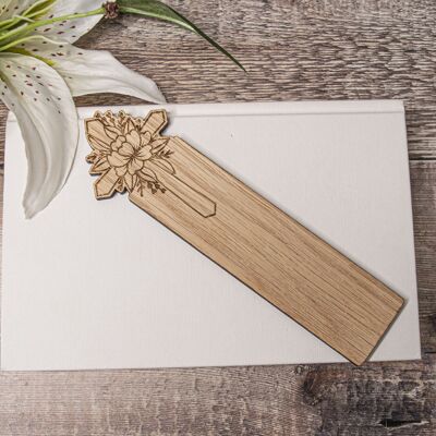 Laser Engraved Wooden Cross Bookmark, Gift for Baptism, Holy Communion Gifts, Christening Gifts